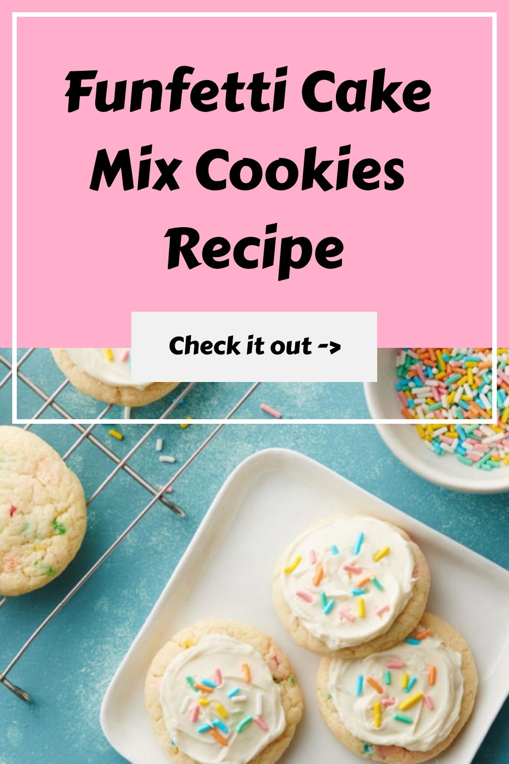 Funfetti Cake Mix Cookies Recipe