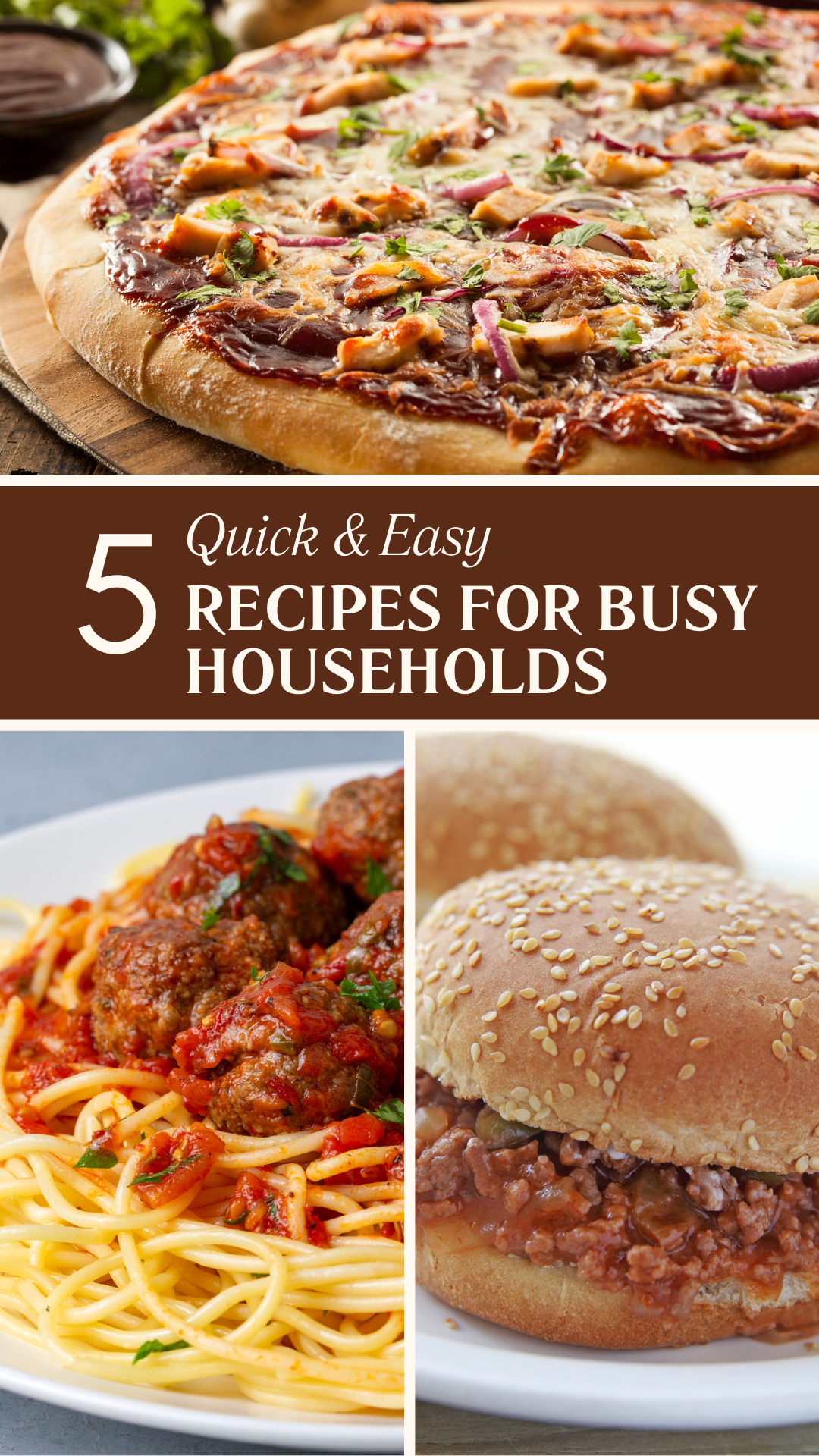 5 Quick Recipes for a Busy Household