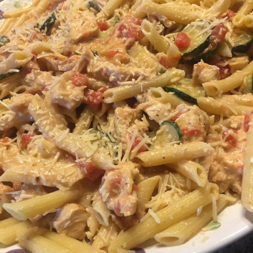 Zucchini Chicken Pasta