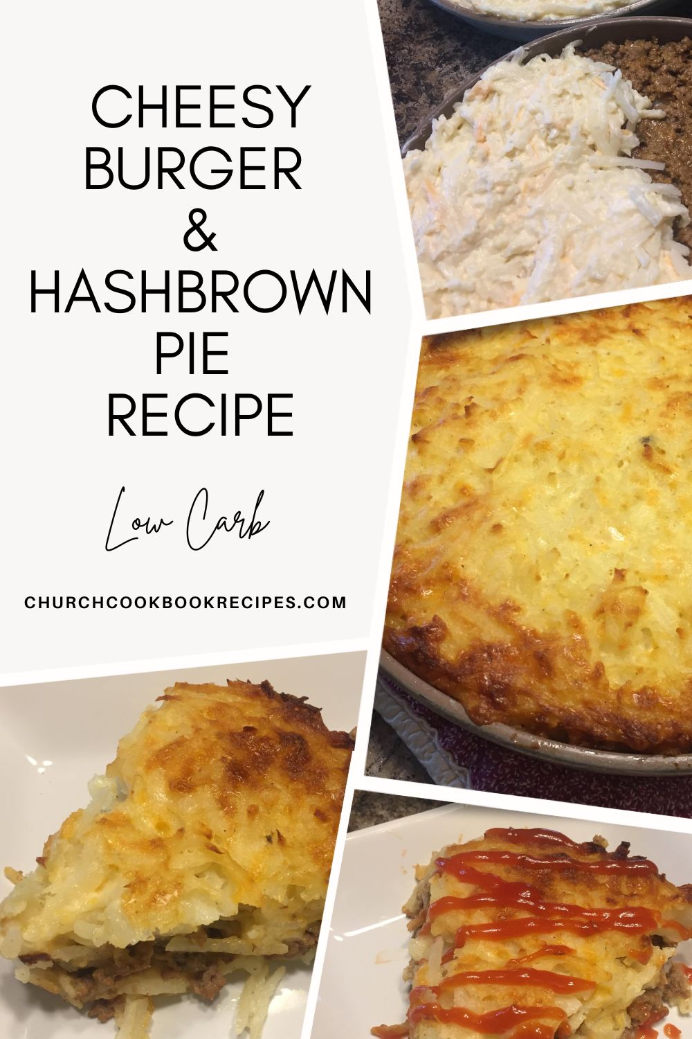 Cheesy Burger & Hashbrown Pie Recipe