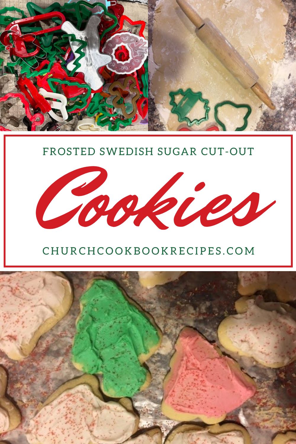 Frosted Swedish Sugar Cut-Out Cookie Recipe