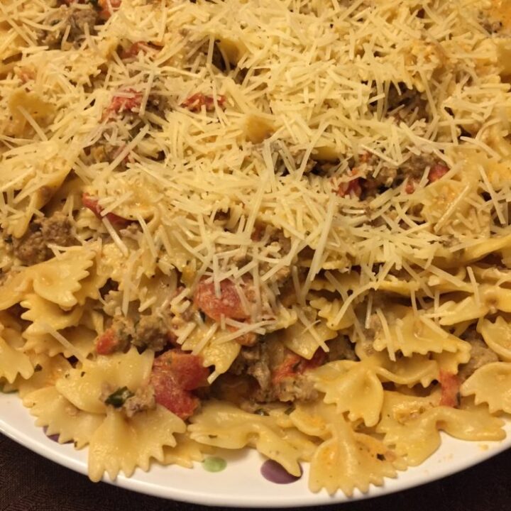 Italian Sausage Bow-Tie Pasta Recipe