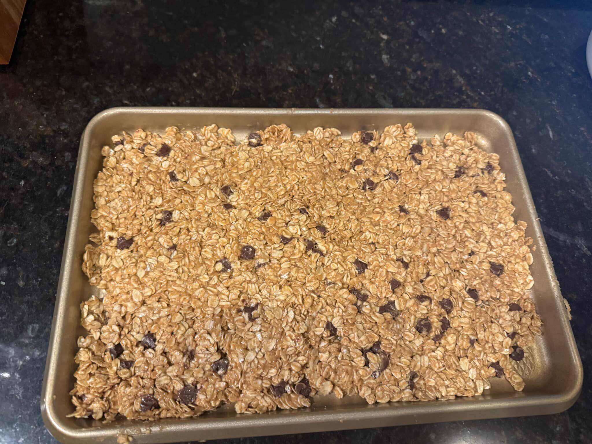 Homemade granola bars