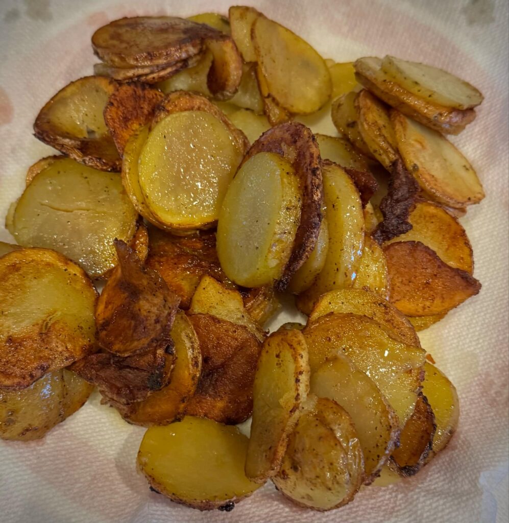 Golden Pan-Fried Potatoes