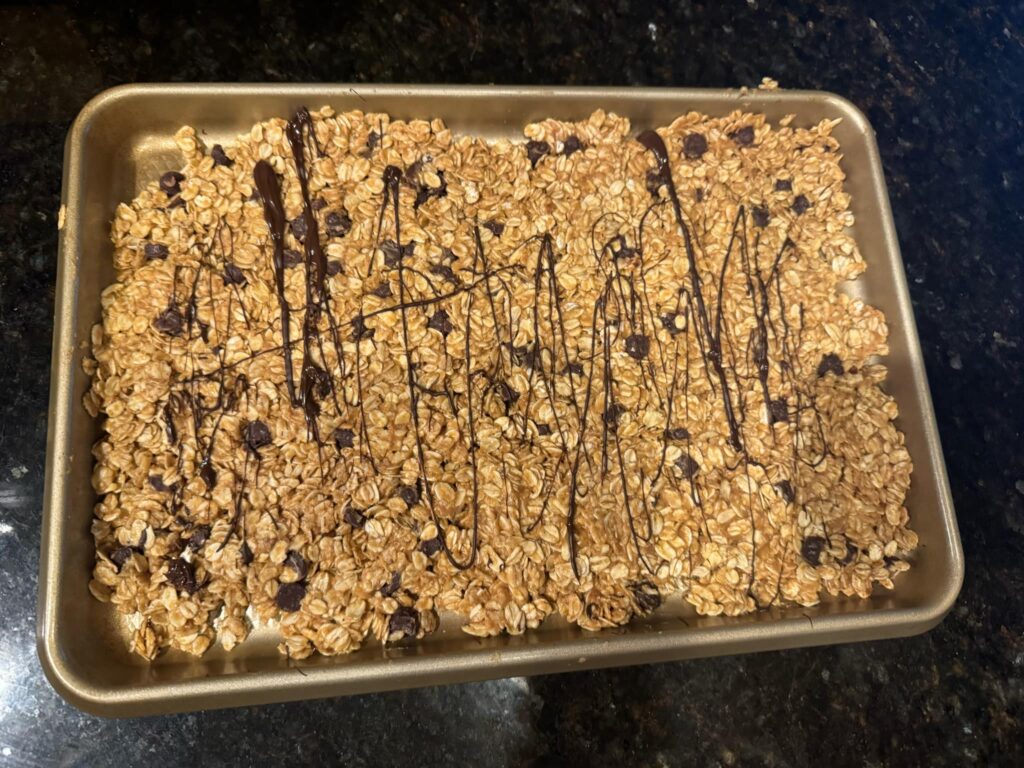 Homemade granola bar