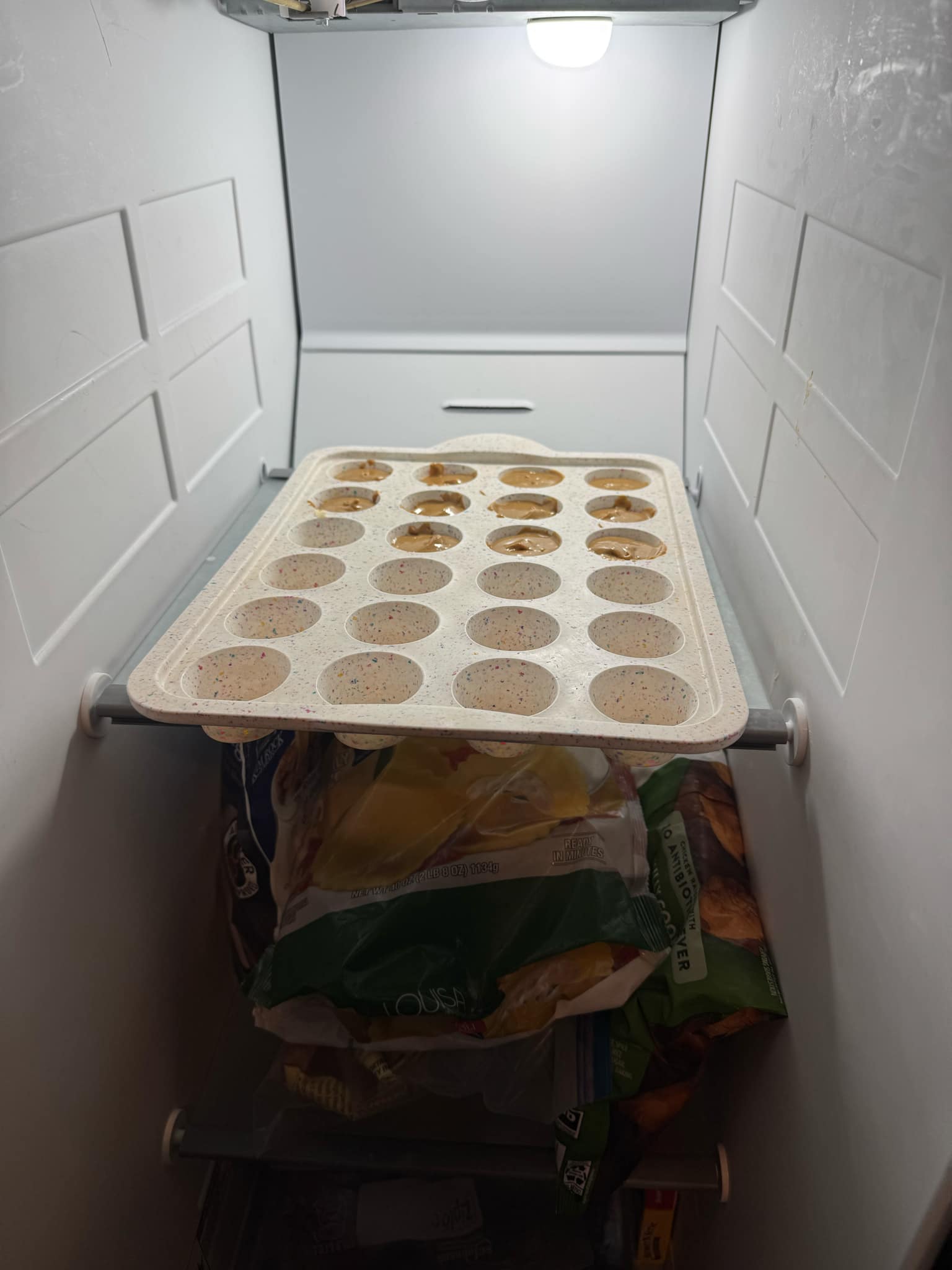 place in freezer